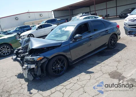 2022 Honda Civic Sport z USA, uszkodzony, nr VIN 2HGFE2F52NH515922